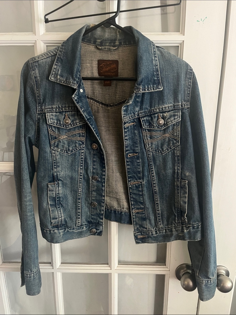 Aeropostale Faded Blue Denim Jacket